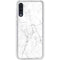 White Marble Galaxy A50 Clear Case
